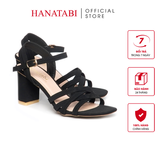 Giày Sandal Nữ Cao Gót 5cm_7cm Hanatabi Quai Đan Mũi Vuông Hậu C ĐếTA Bigsize (35-41) Mã HNSDG7F1133