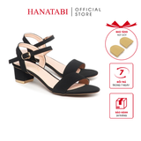 Giày Sandal Nữ Cao Gót 3cm_5cm Hanatabi Quai Ngang Hậu C Đế TA Cao Cấp Bigsize (35-41) Mã NHSDH3F169