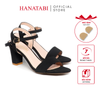 Giày Sandal Nữ Cao Gót 7cm Hanatabi Quai Ngang Hậu C Đế TA Cao Cấp Bigisze (35-41) Mã HNSDG7F616