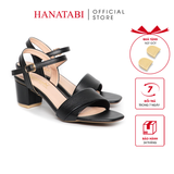 Giày Sandal Nữ Cao Gót 3cm_5cm Hanatabi Quai 1 Xếp Mũi Vuông HậuC Đế TA Bigsize(35-41) Mã HNSDG5F862
