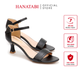 Giày Sandal Nữ Cao Gót 5cm_7cm Hanatabi Quai Ngang Hậu Chụp Đế TA Bigsize (35-41) Mã HNSDG4F954