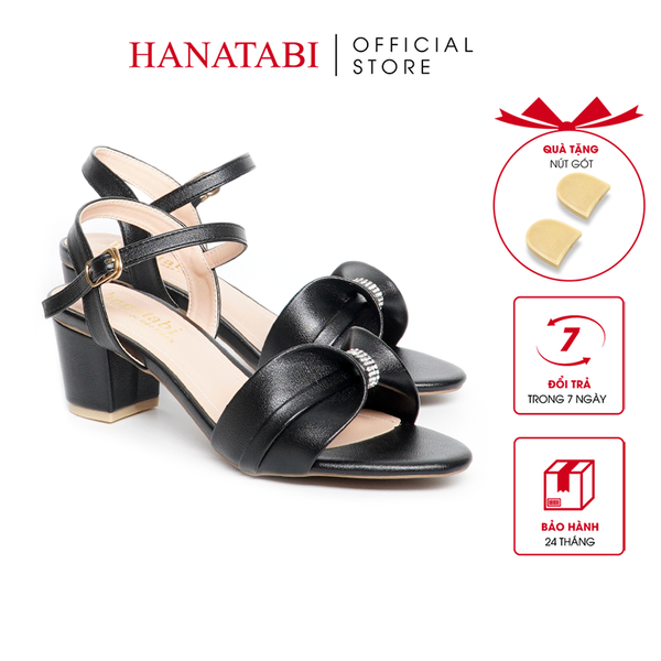 Giày Sandal Nữ Cao Gó 3cm_5cm_7cm Hanatabi Quai Bông Hậu C Đế TA Cao Cấp Bigsize (35-41) Mã HNSDG5F1021