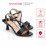 Giày Sandal Nữ Cao Gót 5cm_7cm_9cm Hanatabi Quai Ngang Hậu C Đế TA Cao Cấp Bigsze (35-41) Mã HNSDG5F905