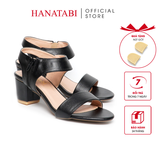 Giày Sandal Nữ Cao Gót 5cm_7cm Hanatabi Quai Ngang Khóa Kéo Đế TA Cao Cấp Bigsize (35-41) Mã HNSDG5F1066