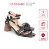 Giày Sandal Nữ Cao Gót 5cm_7cm Hanatabi Quai Thắt Mũi Vuông Hậu C Đế TA Bigsize (35-41) Mã HNSDG5F1064