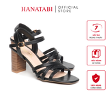 Giày Sandal Nữ Cao Gót 5cm_7cm Hanatabi Quai Đan Mũi Vuông HậuC Đế TA Bigsize (35-41) Mã HNSDG7F1132