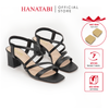 Giày Sandal Nữ Cao Gót 3cm_5cm_7cm Hanatabi Quai Chéo Mũi Vuông Hậu C ĐếTA Bigsize (35-41) Mã HNSDT5F856