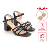Giày Sandal Nữ Cao Gót 5cm_7cm Hanatabi Quai Đan Mũi Vuông Hậu C Đế TA Bigsize (35-41) Mã HNSDG7F806