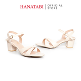 Giày Sandal Nữ Cao Gót 3cm_5cm_7cm Hanatabi Quai Chéo Hậu C Đế TA Bigsize (35-41) Mã HNSDG357F1007