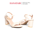Giày Sandal Nữ Cao Gót 3cm_5cm_7cm Hanatabi Quai Thắt MũiVuông HậuC ĐếTA Bigsize(35-41)Mã HNSDG7F918