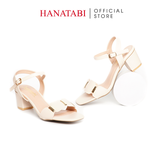 Giày Sandal Nữ Cao Gót 3cm_5cm_7cm Hanatabi Quai Ngang Mũi Vuông Hậu C Đế TA Bigsize (35-41) Mã HNSDG5F997
