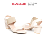 Giày Sandal Nữ Cao Gót 3cm_5cm Hanatabi Quai Ngang Mũi Vuông Đế TA Bigsize (35-41)Mã HNSDG5F1068