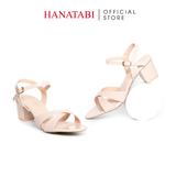 Giày Sandal Nữ Cao Gót 3cm_5cm_7cm Hanatabi Quai Chéo HậuC Đế TA Bigsize (35-41) Mã HNSDG5F1008