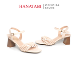 Giày Sandal Nữ Cao Gót 5cm_7cm Hanatabi Quai Thắt Mũi Vuông Hậu C Đế TA Bigsize (35-41) Mã HNSDG5F1064