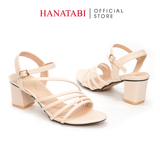 Giày Sandal Nữ Cao Gót 3cm_5cm_7cm Hanatabi Quai Chéo HậuC ĐếTA Cao Cấp Bigsize (35-41)Mã HNSDG7F889