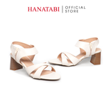 Giày Sandal Nữ Cao Gót 5cm_7cm Hanatabi Quai Chéo Khóa Kéo Đế TA Cao Cấp Bigsize (35-41) Mã HNSDG5F1065