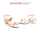 Giày Sandal Nữ Cao Gót 5cm_7cm Hanatabi Quai Chéo Khóa Kéo Đế TA Cao Cấp Bigsize (35-41) Mã HNSDG5F1067