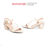 Giày Sandal Nữ Cao Gót 3cm_5cm_7cm Hanatabi Quai Ngang Hậu C Đế TA Cao Cấp Bigsize (35-41) Mã HNSDG7F893