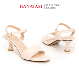Giày Sadal Nữ Cao Gót 5cm_7cm_9cm Hanatabi Quai Ngang 1 Xếp HậuC Đế TA Bigsize (35-41) Mã HNSDG5F908