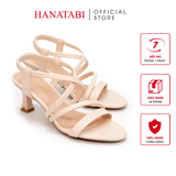 Giày Sandal Nữ Cao Gót 5cm_7cm Hanatabi Quai Chéo Hậu Thun Đế TA Bigsize (35-41) Mã HNSDT5F947