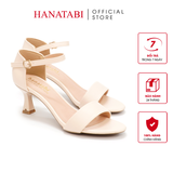 Giày Sandal Nữ Cao Gót 5cm_7cm Hanatabi Quai Ngang Hậu Chụp Đế TA Bigsize (35-41) Mã HNSDG4F954