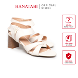 Giày Sandal Nữ Cao Gót 5cm_7cm Hanatabi Quai Chéo Khóa Kéo Đế TA Cao Cấp Bigsize (35-41) Mã HNSDG5F1065