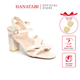 Giày Sandal Nữ CaoGót 3cm_5cm_7cm Hanatabi Quai Chéo MũiVuông HậuC ĐếTA Bigsize(35-41)Mã HNSDG7F1126