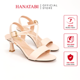 Giày Sandal Nữ Cao Gót 5cm_7cm_9cm Hanatabi Quai Ngang Hậu C Đế TA Cao Cấp Bigsze (35-41) Mã HNSDG5F905
