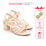 Giày Sandal Nữ Cao Gót 3cm_5cm_7cm Hanatabi Quai Chéo HậuC ĐếTA Cao Cấp Bigsize (35-41)Mã HNSDG7F889