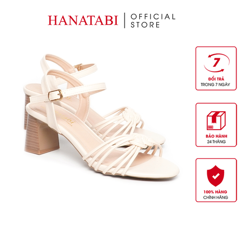 Giày Sandal Nữ Cao Gót 5cm_7cm Hanatabi Quai Thắt Hậu C Đế TA Cao Cấp Bigsize (35-41) Mã HNSDG5F1076