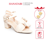 Giày Sandal Nữ Cao Gó 3cm_5cm_7cm Hanatabi Quai Bông Hậu C Đế TA Cao Cấp Bigsize (35-41) Mã HNSDG5F1021