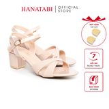Giày Sandal Nữ Cao Gót 3cm_5cm_7cm Hanatabi Quai Chéo HậuC Đế TA Bigsize (35-41) Mã HNSDG5F1008