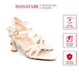 Giày Sandal Nữ Cao Gót 5cm_7cm Hanatabi Quai Đan Hậu C Đế TA Cao Cấp Bigsize (35-41) Mã HNSDG5F1134
