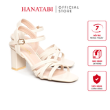 Giày Sandal Nữ Cao Gót 5cm_7cm Hanatabi Quai Đan Mũi Vuông Hậu C ĐếTA Bigsize (35-41) Mã HNSDG7F1133