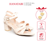 Giày Sandal Nữ Cao Gót 3cm_5cm_7cm Hanatabi Quai Chéo Hậu C Đế TA Bigsize (35-41) Mã HNSDG357F1007
