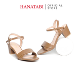 Giày Sandal Nữ Cao Gót 3cm_5cm Hanatabi Quai 1 Xếp Mũi Vuông HậuC Đế TA Bigsize(35-41) Mã HNSDG5F862