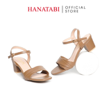 Giày Sandal Nữ Cao Gót 3cm_5cm Hanatabi Quai 2 Xếp Mũi Vuông Hậu C Đế TA Bigsize (35-41) Mã HNSDG5F864
