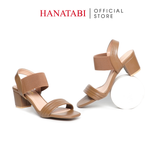 Giày Sandal Nữ Cao Gót 3cm_5cm Hanatabi Quai Ngang Mũi Vuông Đế TA Bigsize (35-41)Mã HNSDG5F1068