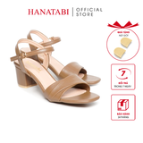 Giày Sandal Nữ Cao Gót 3cm_5cm Hanatabi Quai 2 Xếp Mũi Vuông Hậu C Đế TA Bigsize (35-41) Mã HNSDG5F864