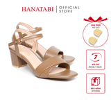Giày Sandal Nữ Cao Gót 3cm_5cm Hanatabi Quai 1 Xếp Mũi Vuông HậuC Đế TA Bigsize(35-41) Mã HNSDG5F862