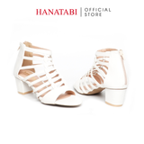 Giày Sandal Nữ Cao Gót 5cm_7cm Hanatabi Quai Xương Cá Khóa Kéo Đế TA Bigsize (35-41) Mã HNSDK5F1086
