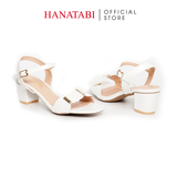 Giày Sandal Nữ Cao Gót 3cm_5cm_7cm Hanatabi Quai Ngang Mũi Vuông Hậu C Đế TA Bigsize (35-41) Mã HNSDG5F997