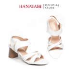 Giày Sandal Nữ Cao Gót 5cm_7cm Hanatabi Quai Chéo Khóa Kéo Đế TA Cao Cấp Bigsize (35-41) Mã HNSDG5F1065