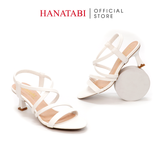 Giày Sandal Nữ Cao Gót 5cm_7cm Hanatabi Quai Chéo Hậu Thun Đế TA Bigsize (35-41) Mã HNSDT5F947
