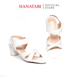 Giày Sandal Nữ Cao Gót 5cm_7cm Hanatabi Quai Chéo Khóa Kéo Đế TA Cao Cấp Bigsize (35-41) Mã HNSDG5F1067