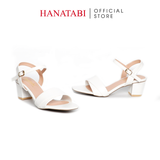 Giày Sandal Nữ Cao Gót 3cm_5cm Hanatabi Quai 1 Xếp Mũi Vuông HậuC Đế TA Bigsize(35-41) Mã HNSDG5F862