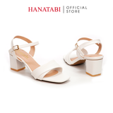 Giày Sandal Nữ Cao Gót 3cm_5cm Hanatabi Quai 2 Xếp Mũi Vuông Hậu C Đế TA Bigsize (35-41) Mã HNSDG5F864