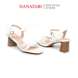 Giày Sandal Nữ Cao Gót 5cm_7cm Hanatabi Quai Thắt Mũi Vuông Hậu C Đế TA Bigsize (35-41) Mã HNSDG5F1064