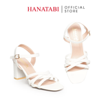 Giày Sandal Nữ Cao Gót 5cm_7cm Hanatabi Quai Đan Mũi Vuông Hậu C ĐếTA Bigsize (35-41) Mã HNSDG7F1133