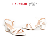 Giày Sandal Nữ Cao Gót 3cm_5cm_7cm Hanatabi Quai Chéo HậuC Đế TA Bigsize (35-41) Mã HNSDG5F1008
